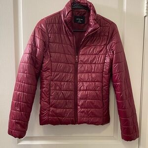 Apt. 9 Women's Deep Red Puffer Coat